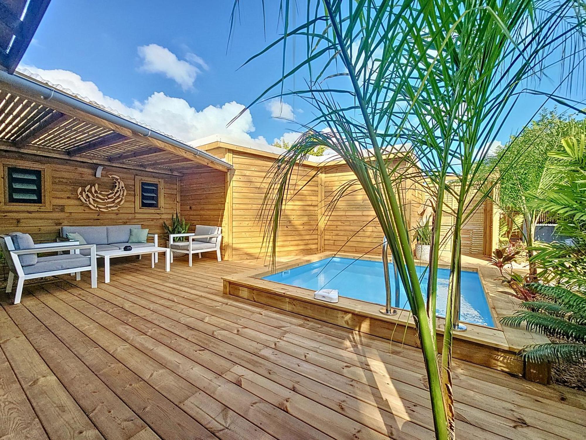 Villa L'Anjou Creole A Sainte Anne En Guadeloupe Avec Piscine Privee Et 2 Chambres Pour 4 Personnes Εξωτερικό φωτογραφία